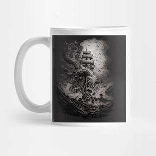 Kraken attacking ship Mug